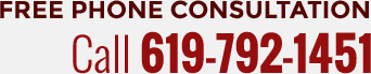 Free Phone Consultation 619-792-1451